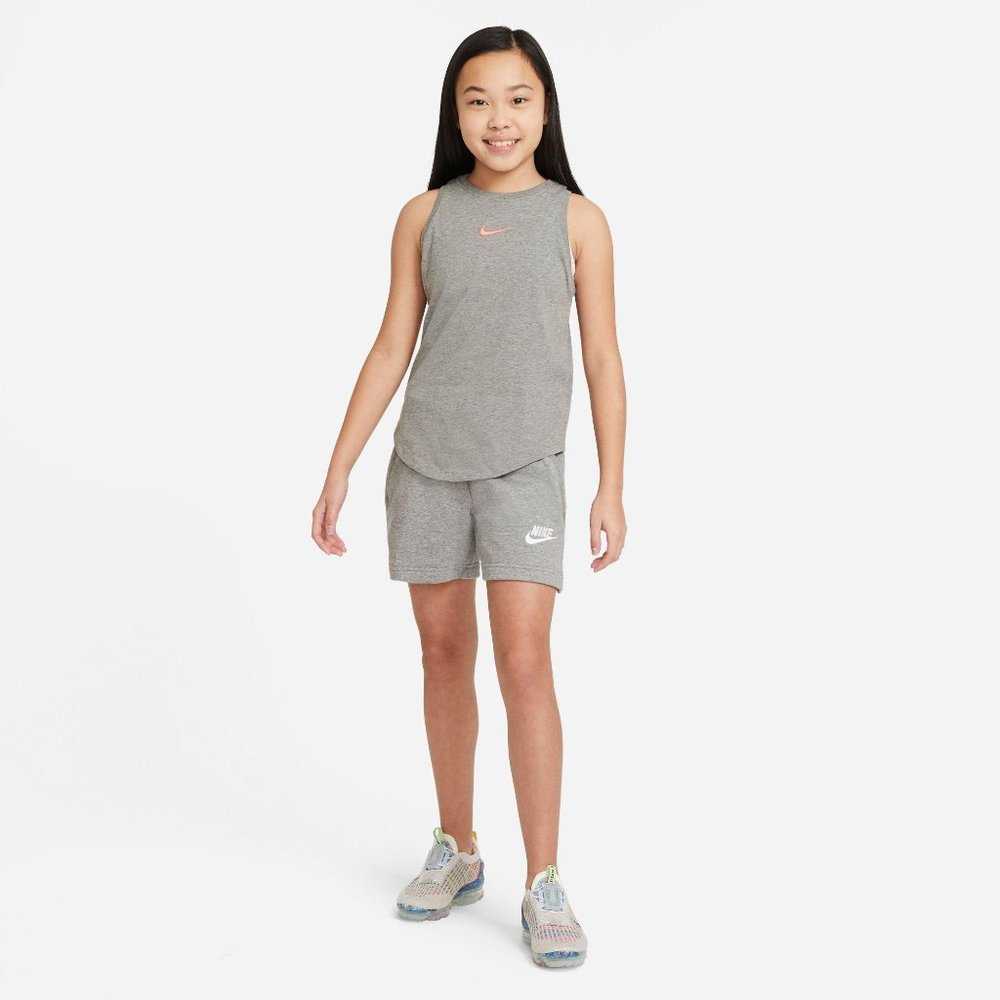 NWT Nike Girls' Sportswear Club French Terry Shorts - Picture 3 of 5